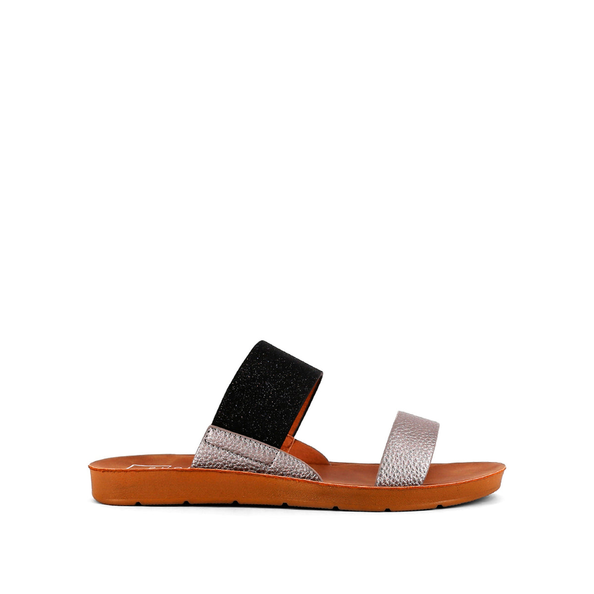 Carmen Two Strap Sandal- Black