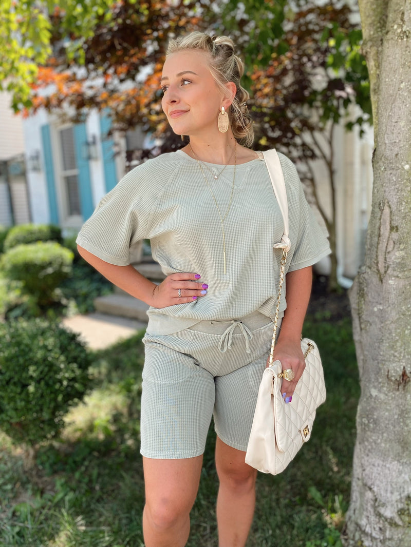 Leia Waffle Knit Bottoms