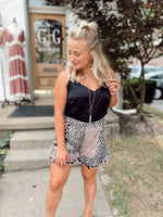 Mixed Print Shorts