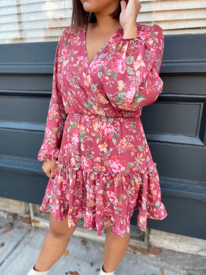 Callie Floral Mini Dress