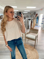 Kalina Flowy Top-Natural