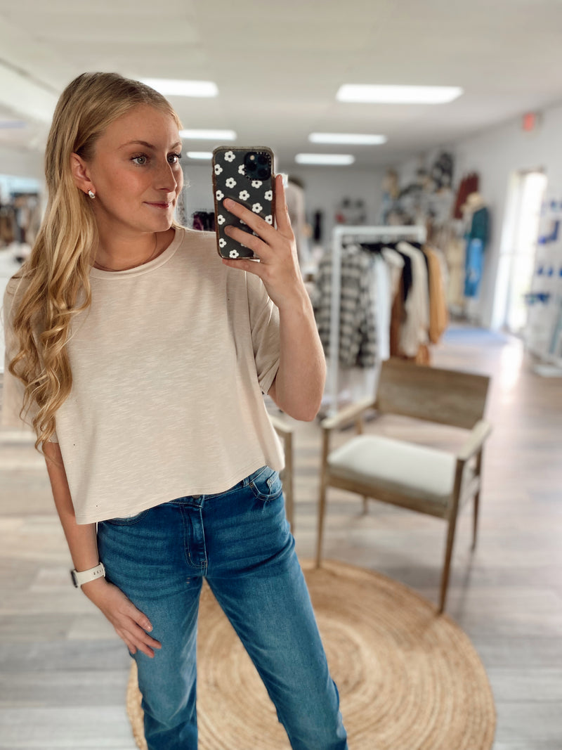 Kalina Flowy Top-Natural