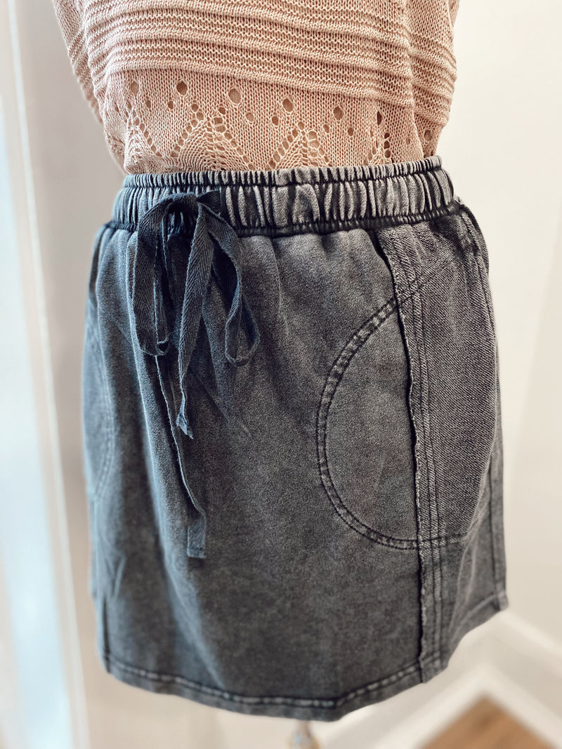 Leia French Terry Skirt