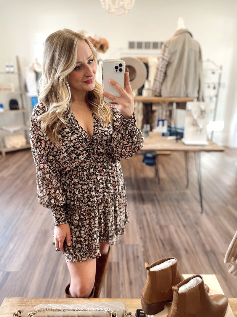 It's Fate Printed Dress