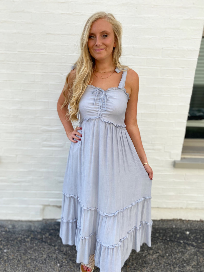 Kasey Smocked Midi Dress