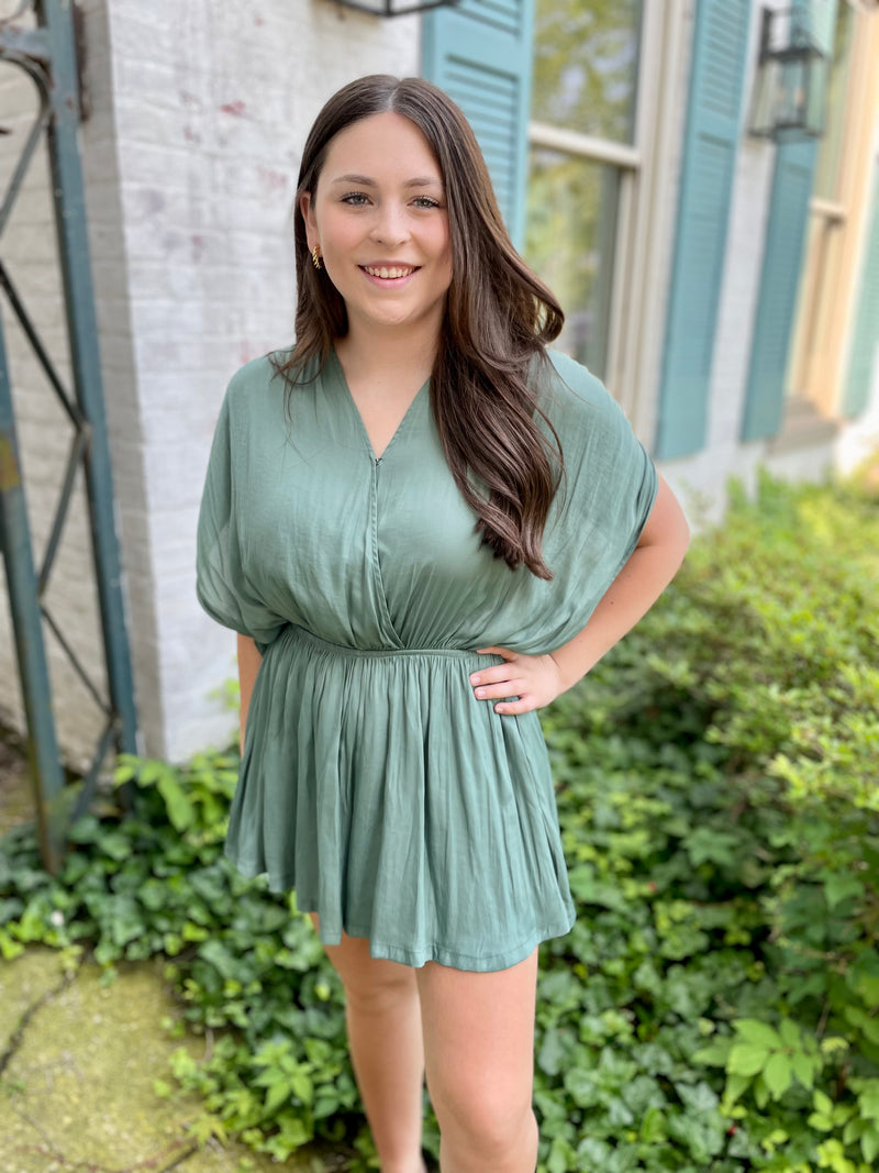 Macie Satin Romper