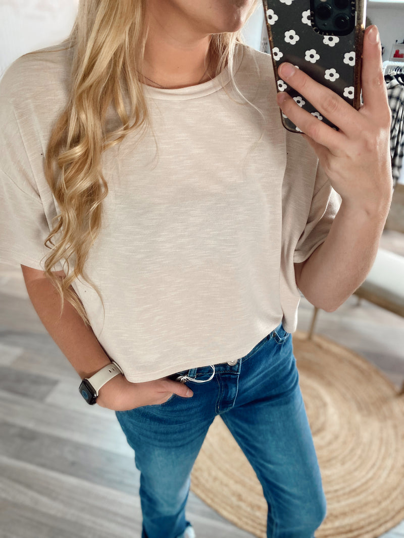 Kalina Flowy Top-Natural