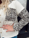 Teylie Cream & Leopard Shacket