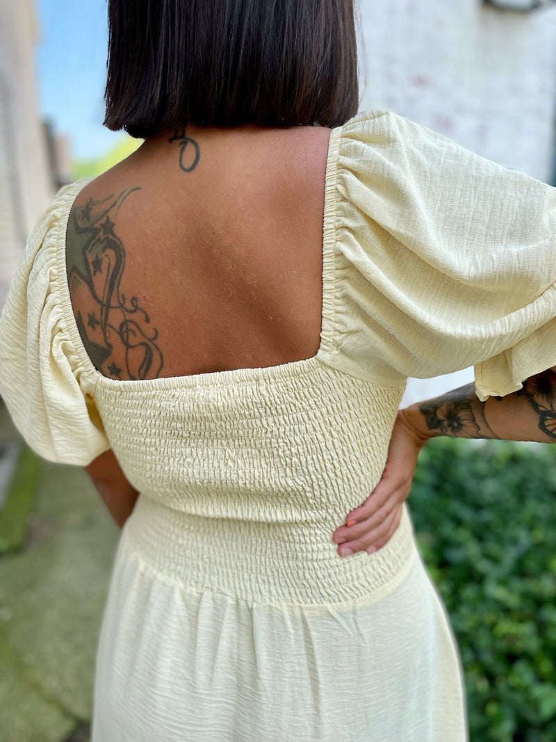 Oh Honey Puff Sleeve Dress
