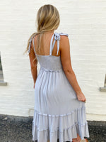 Kasey Smocked Midi Dress