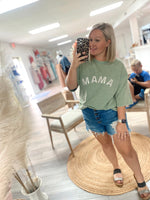 Disco "MAMA" Tee-Green
