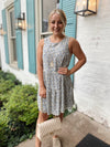SSS Skye Tiered Floral Dress-Blue