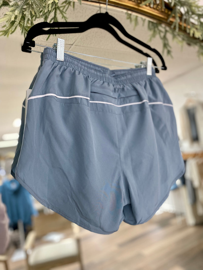 Juniper Active Shorts- Powder Blue