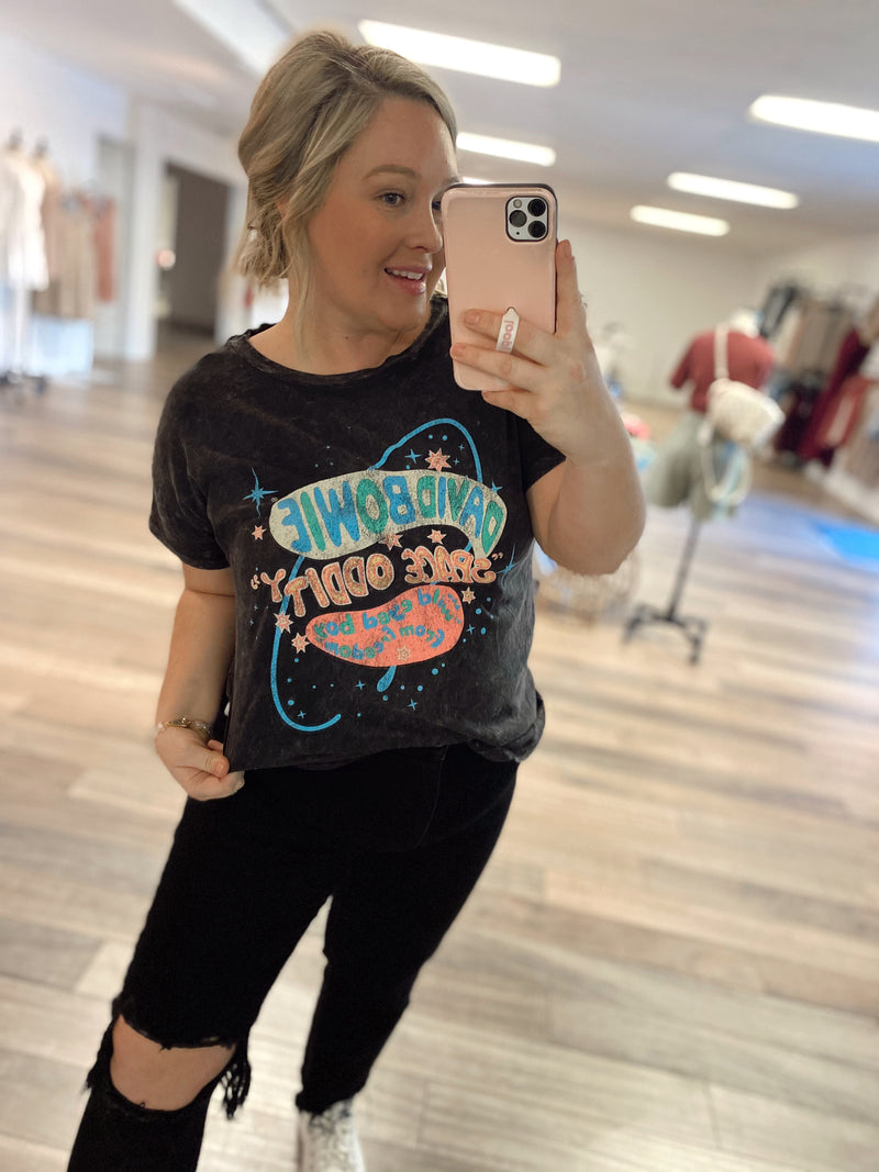 David Bowie Space Graphic Tee