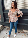 Halle Floral Print Top