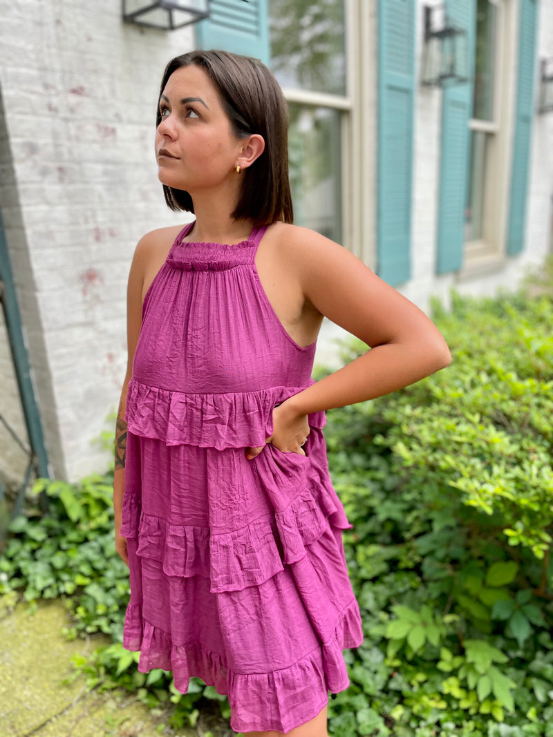 Let's Go Girls Tiered Dress