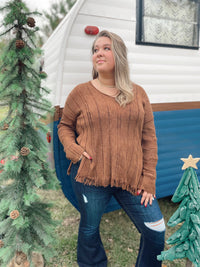 Wrenley Fringe Hem Sweater