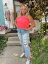 Trendy Tube Top-Hot Pink