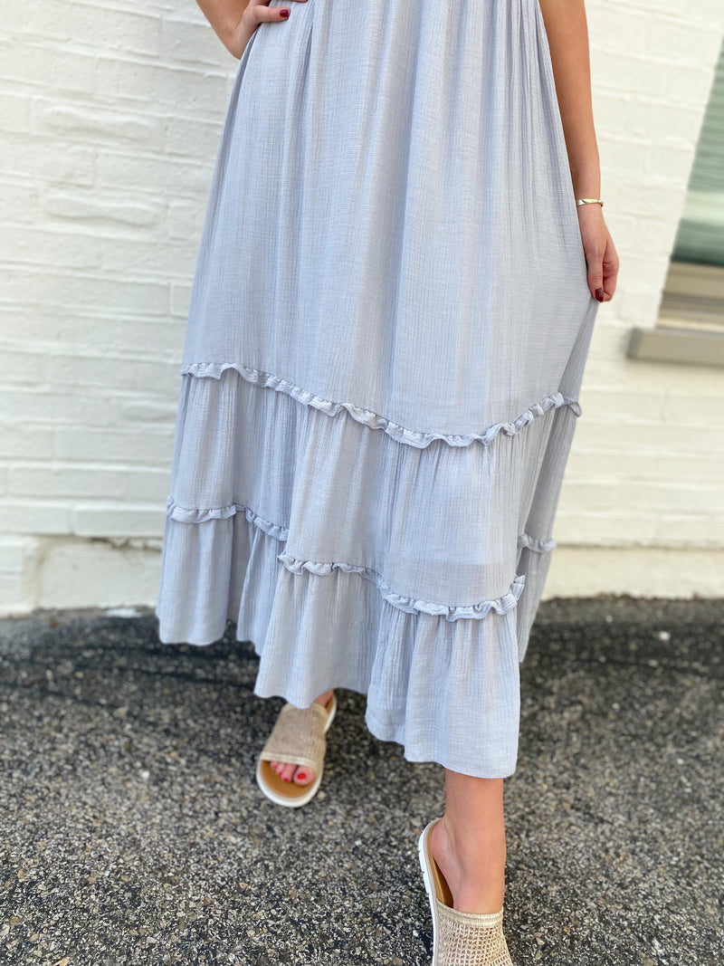 Kasey Smocked Midi Dress