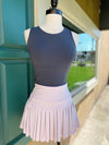 Sporty Gal Active Tennis Skirt-Pale Purple/Pink