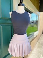 Sporty Gal Active Tennis Skirt-Pale Purple/Pink