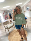 Disco "MAMA" Tee-Green