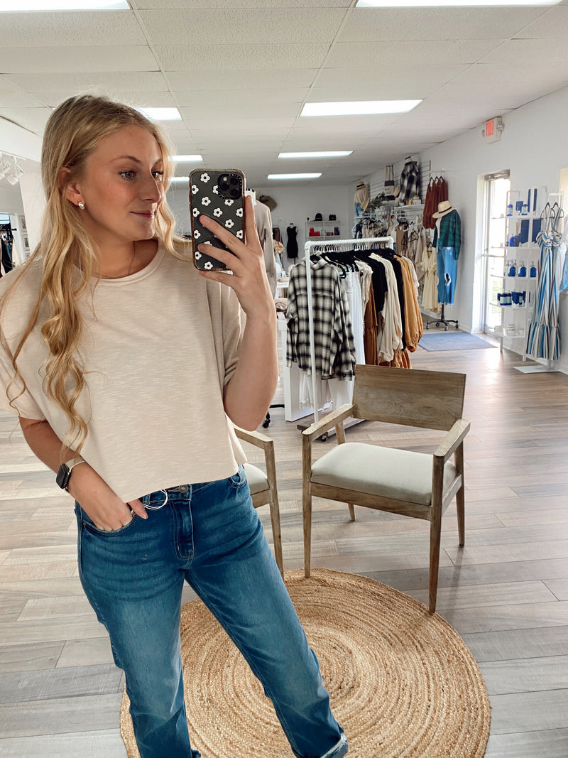 Kalina Flowy Top-Natural