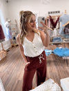 Dionne Linen Drawstring Pants