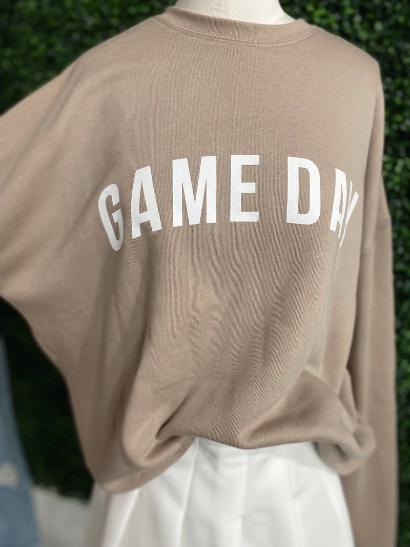 Game Day Tan Crewneck