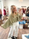 Austen Textured Button Down Blouse