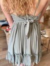 Ambry Smocked Dress-Sage