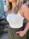 Pure Bliss Ribbed Bodysuit-Ivory