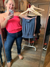 Trendy Tube Top-Hot Pink