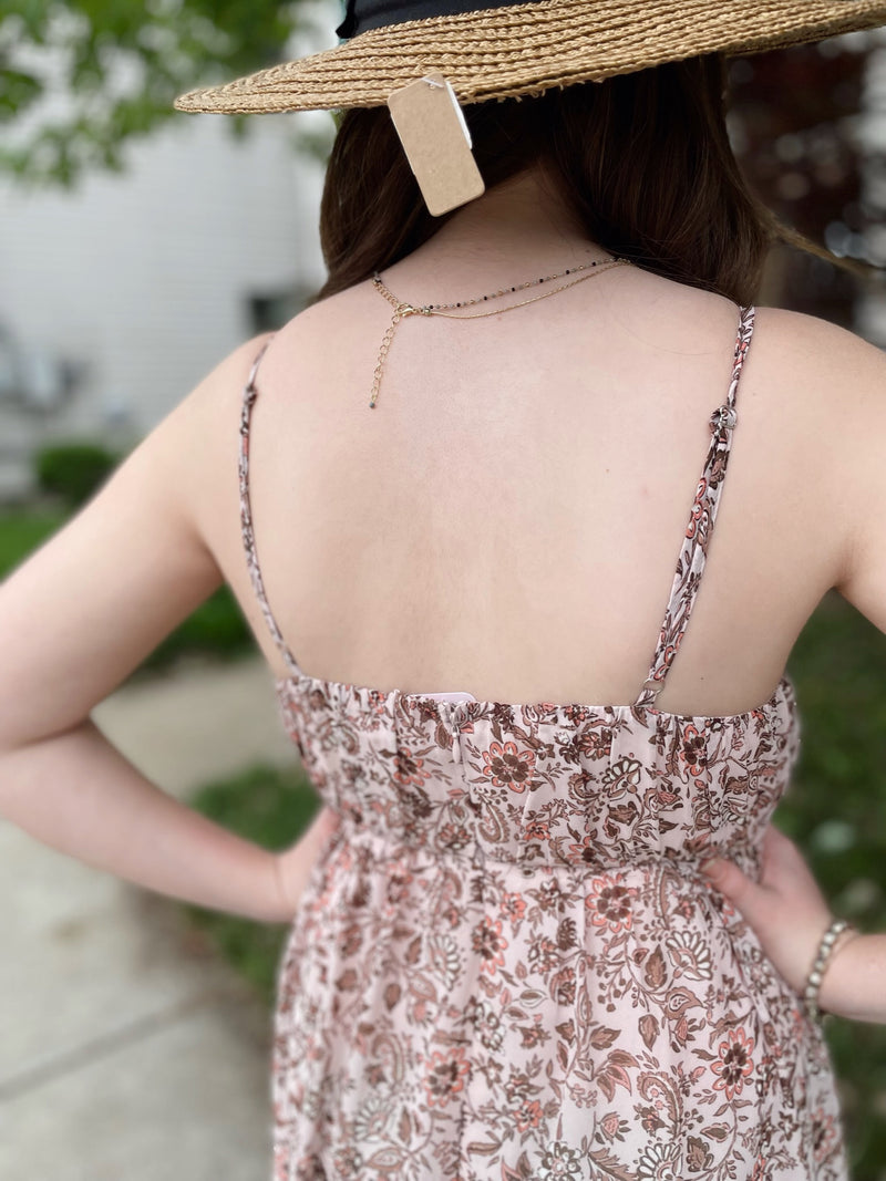 Making Memories Paisley Print Dress
