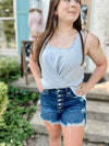 Aislinn Button Fly Shorts