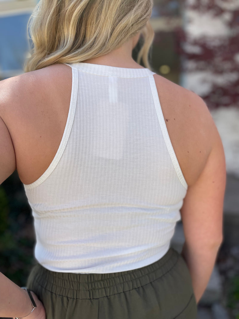 Pure Bliss Ribbed Bodysuit-Ivory