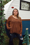 Wrenley Fringe Hem Sweater