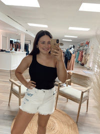 In The Moment One Shoulder Bodysuit