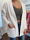 Curl Up by the Fire Cardigan-Cream