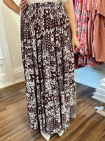 Boho Paisley Maxi Skirt