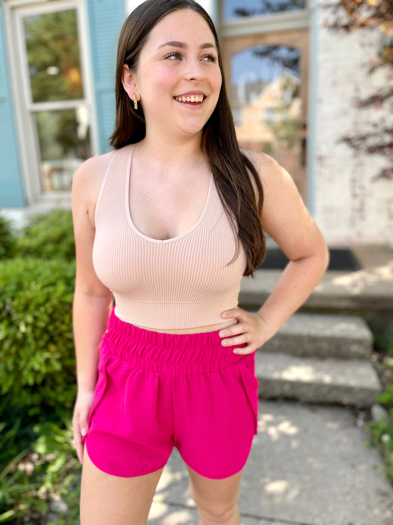 Lizzy Shorts- Hot Pink