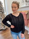 Jada Twist Back Top-Black