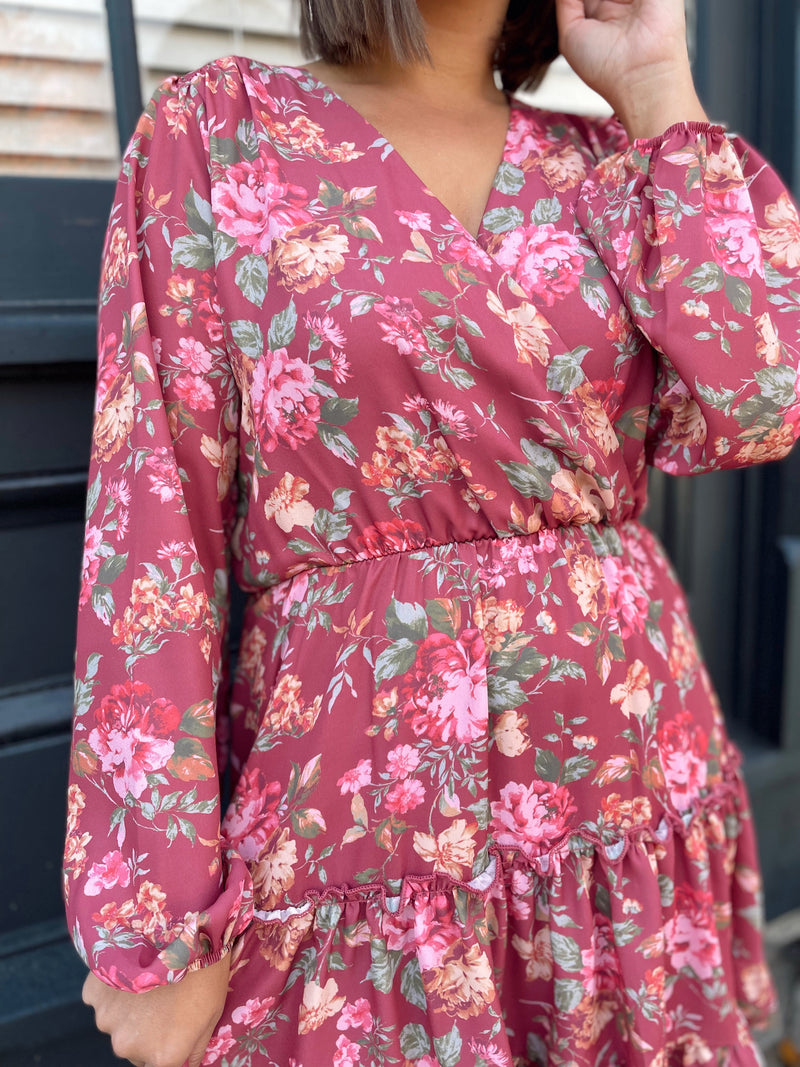 Callie Floral Mini Dress