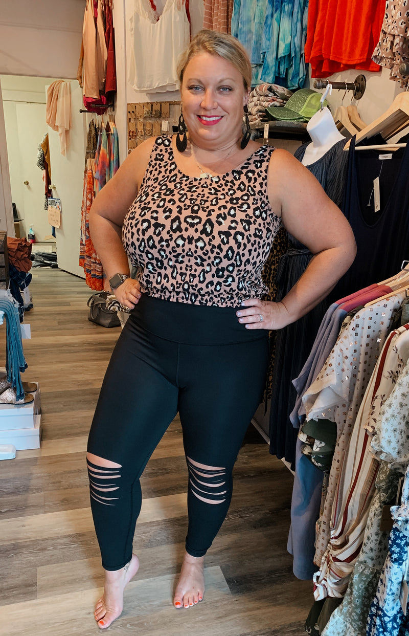 Flashing Some Skin Highwaisted Leggings
