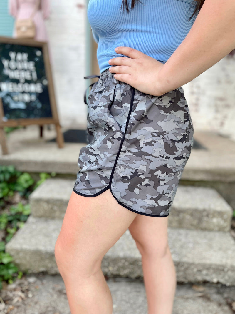 Still Seen Camo Athletic Shorts