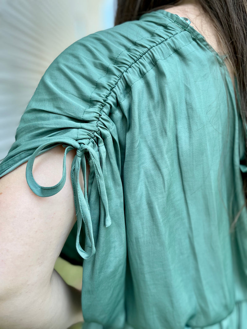 Macie Satin Romper