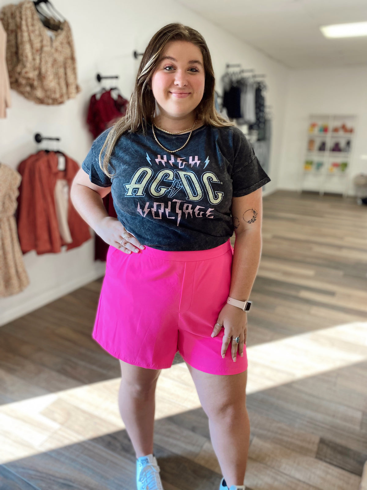 ALAINA ULTRA PINK SHORTS
