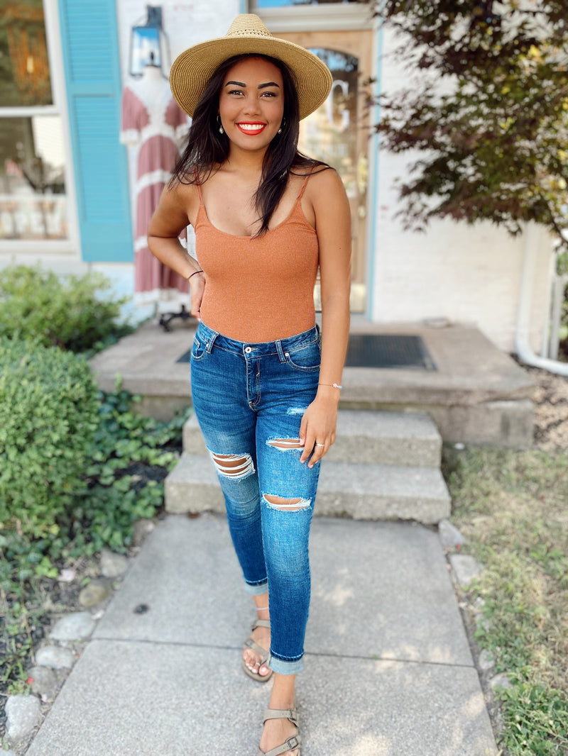 Darla Distressed Skinny Jean