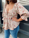 Halle Floral Print Top