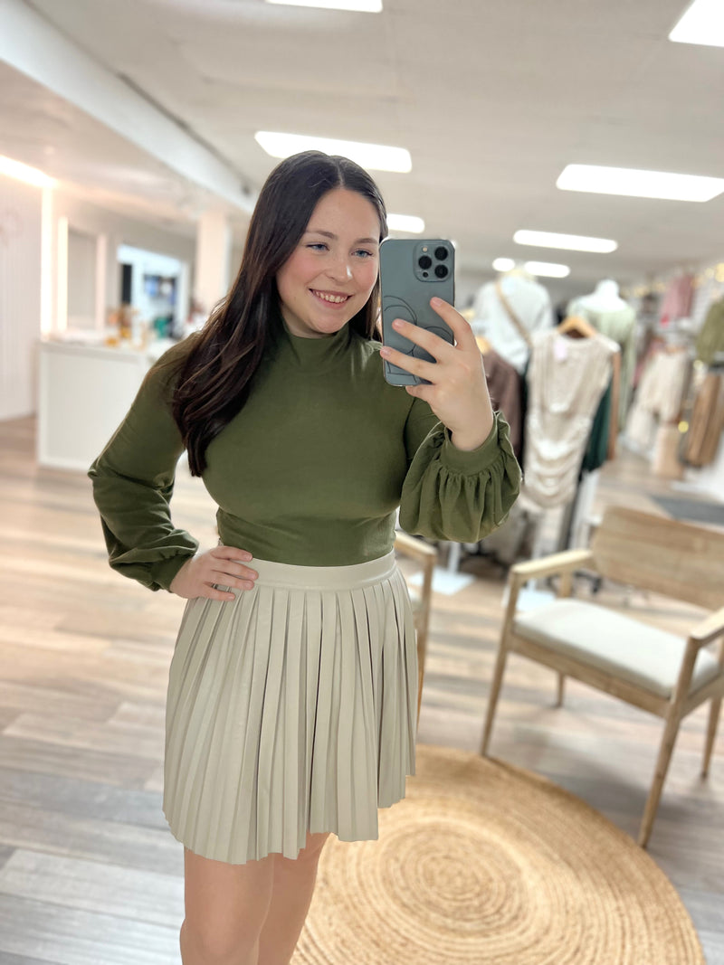 Try Me Out High Neck Top